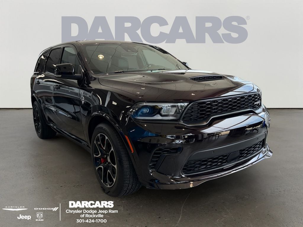 2026 Dodge Durango SRT Hellcat in Red Oxide Exterior Paint — front three-quarter view