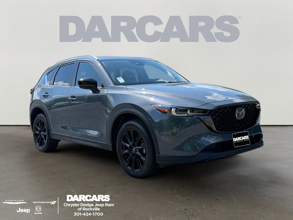 2023 Mazda Mazda CX-5 2.5 S Carbon Edition in Polymetal Gray — front three-quarter view