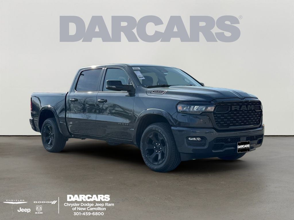 2026 RAM 1500 Big Horn/Lone Star in Forged Blue Metallic Exterior Paint — front three-quarter view