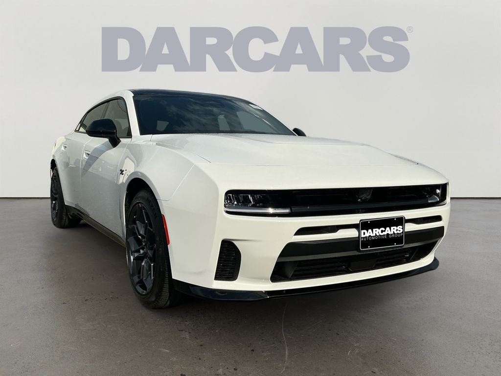 2026 Dodge Charger R/T in White Knuckle Exterior Paint — front three-quarter view